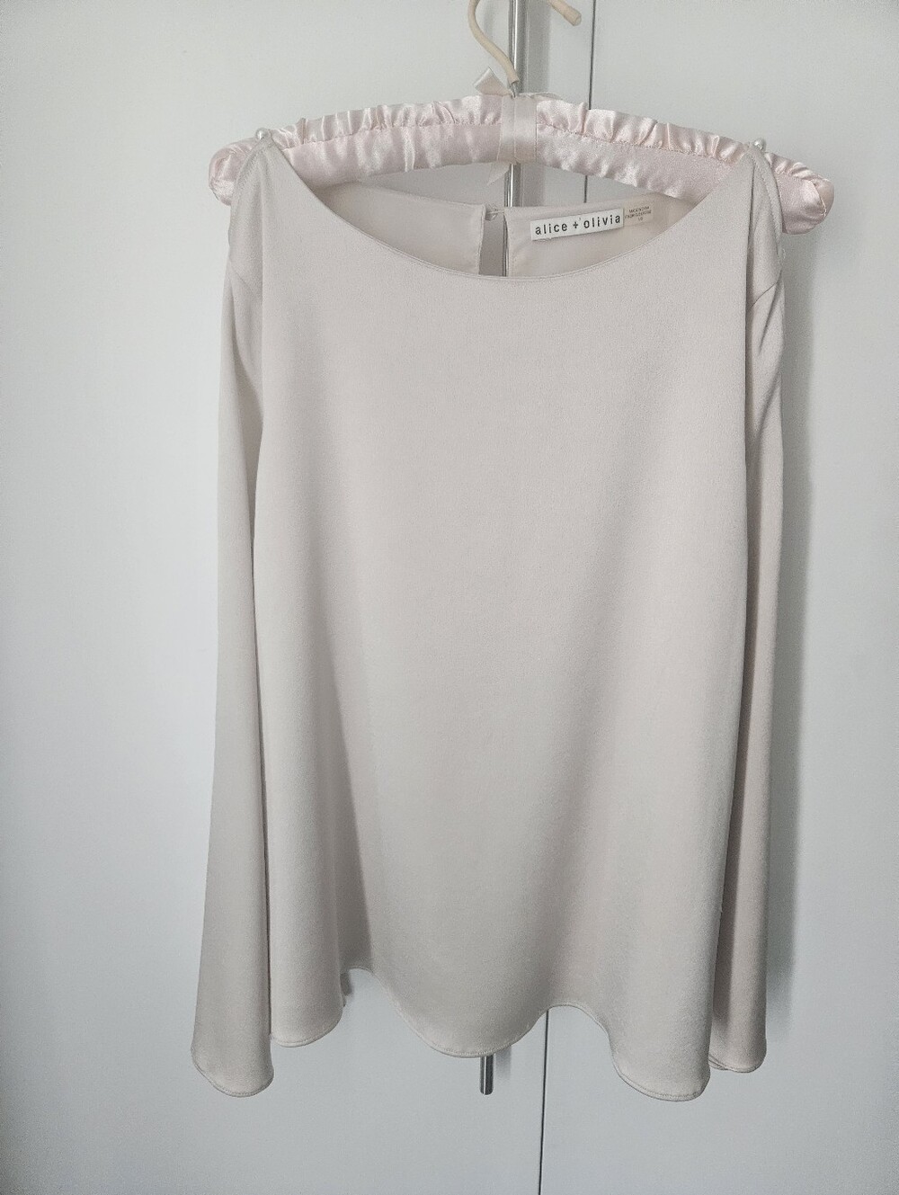 Alice + Olivia Blush Blouse